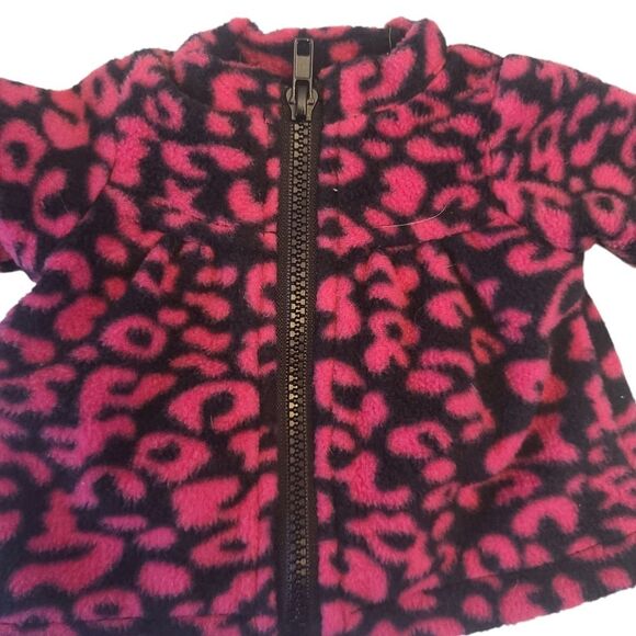 18" Doll Fleece Coat and Kitty Cat Hat Set Pink and Black‎ - Picture 9 of 12